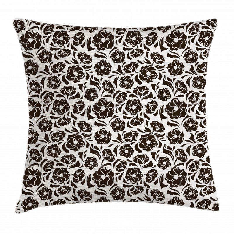Nostalgic Flora Pattern Pillow Cover