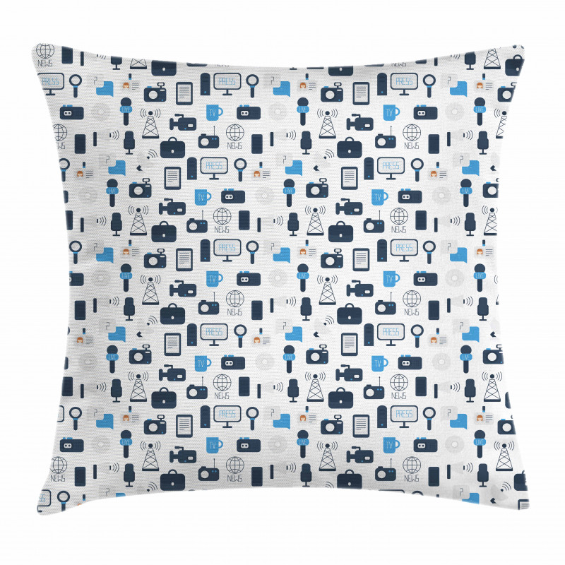 Media TV Pillow Cover