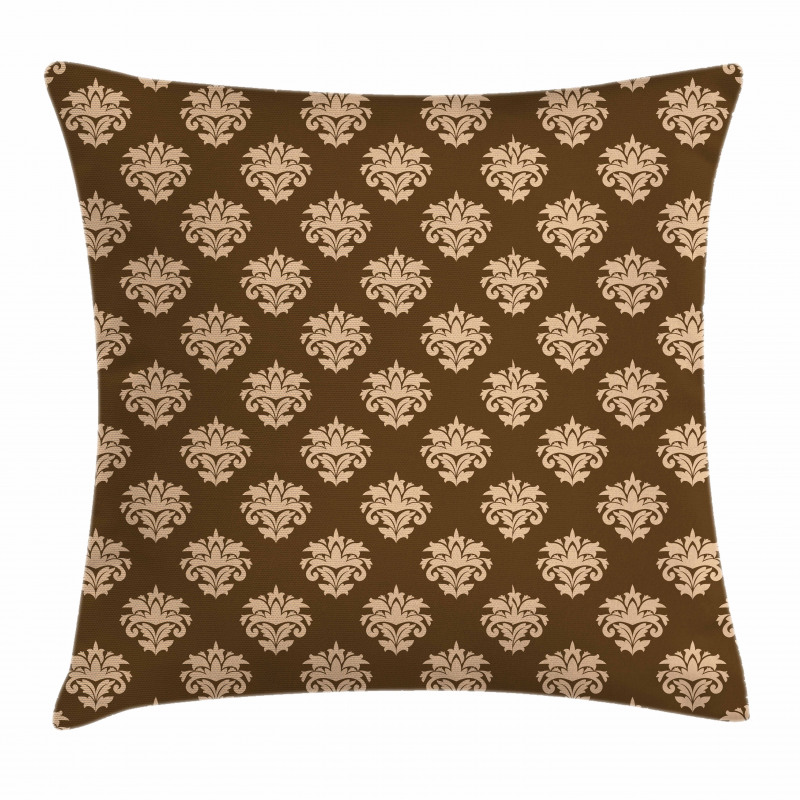 Retro Antique Motifs Pillow Cover