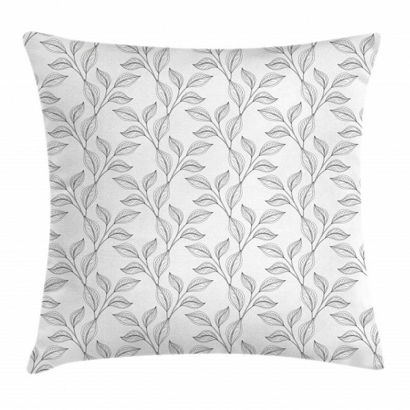 Boho Leaves Pillow Cover