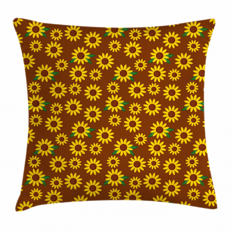 Cartoon Blossoms Pillow Cover