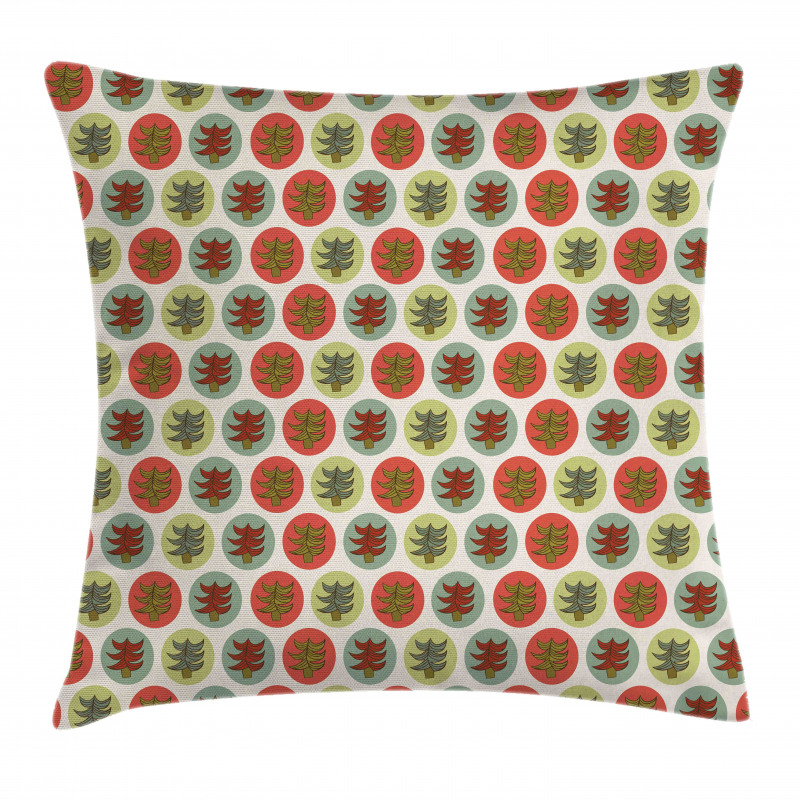 Abstract Spruces Xmas Pillow Cover