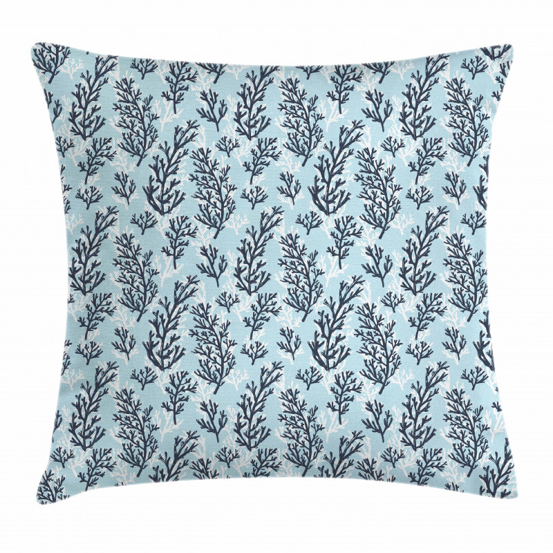 Coral Seaweed Pillow Cover