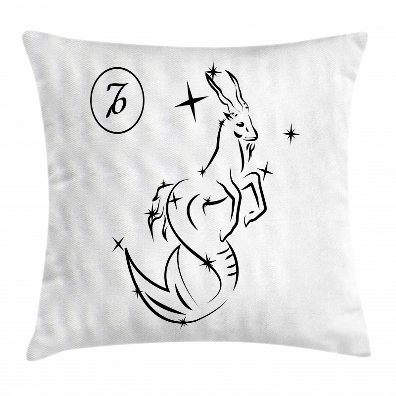 Sketch Goat Pillow Cover