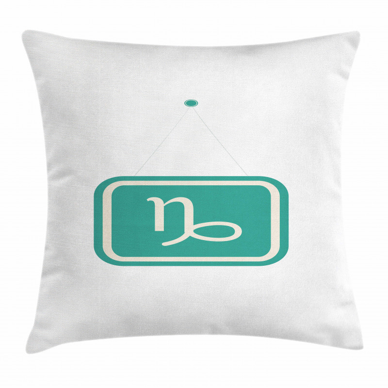 Bicolor Sign Pillow Cover