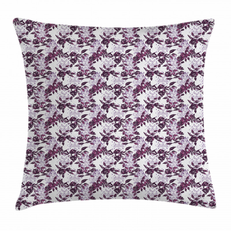 Watercolor Geometric Art Pillow Cover