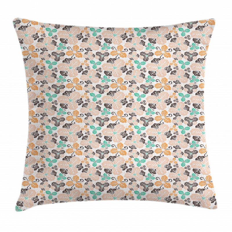 Abstract Spring Garden Pillow Cover