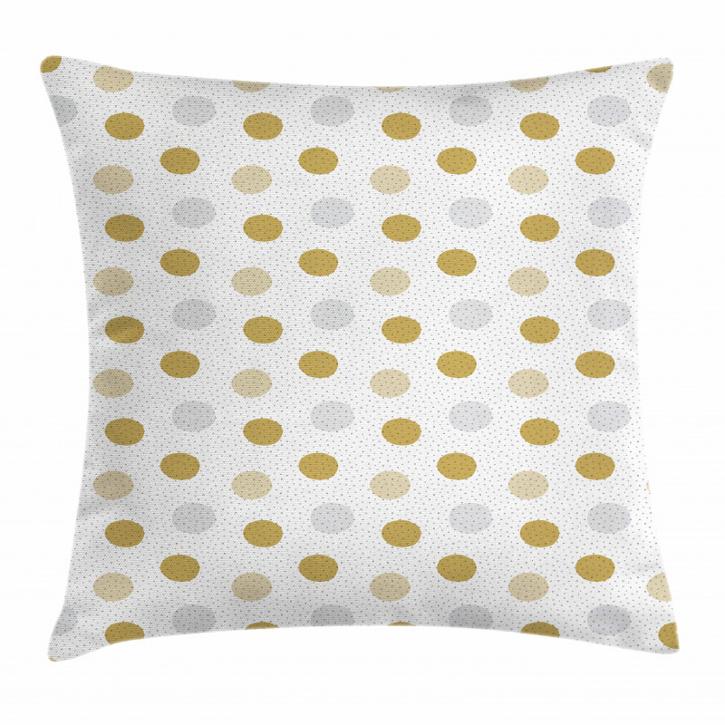 Circular Shapes Design Pillow Cover