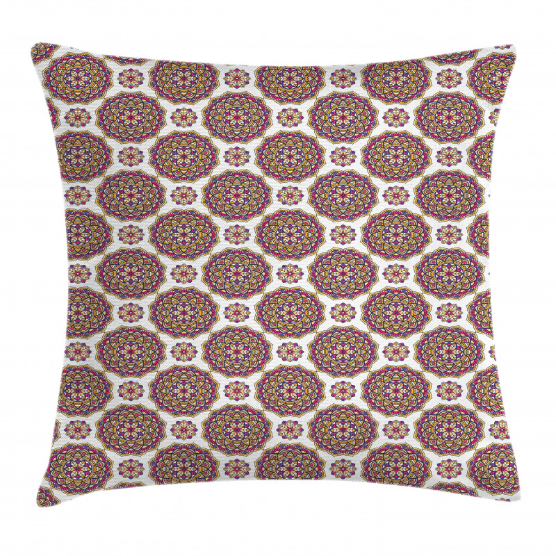 Mandala Flower Pattern Pillow Cover