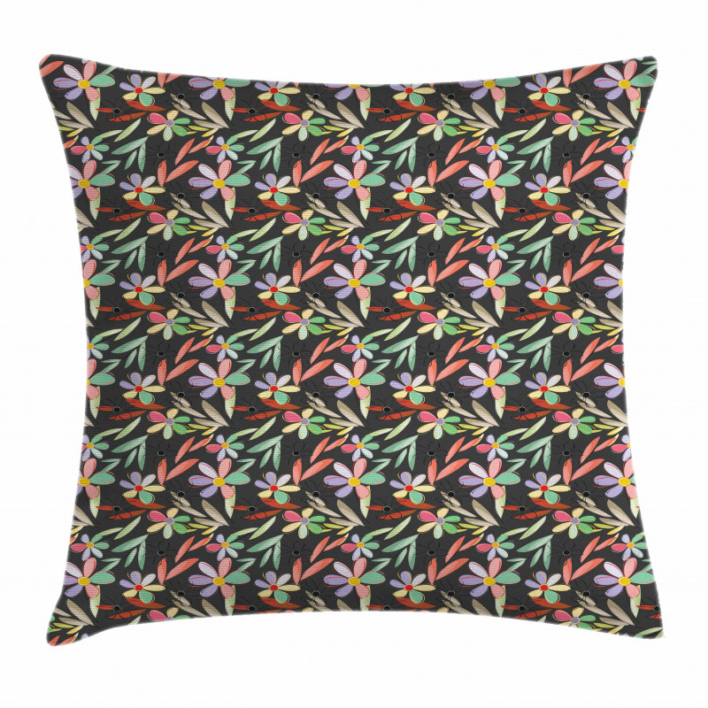 Abstract Nature Petals Pillow Cover