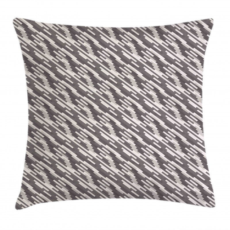 Modern Squares Stripes Pillow Cover