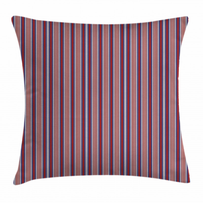 Vertical Barcode Lines Pillow Cover