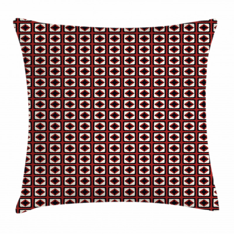 Grid Style Squares Pillow Cover