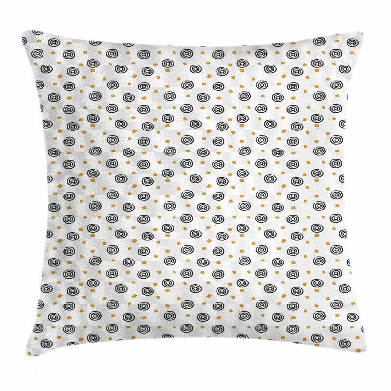 Bullseye Circle Design Pillow Cover