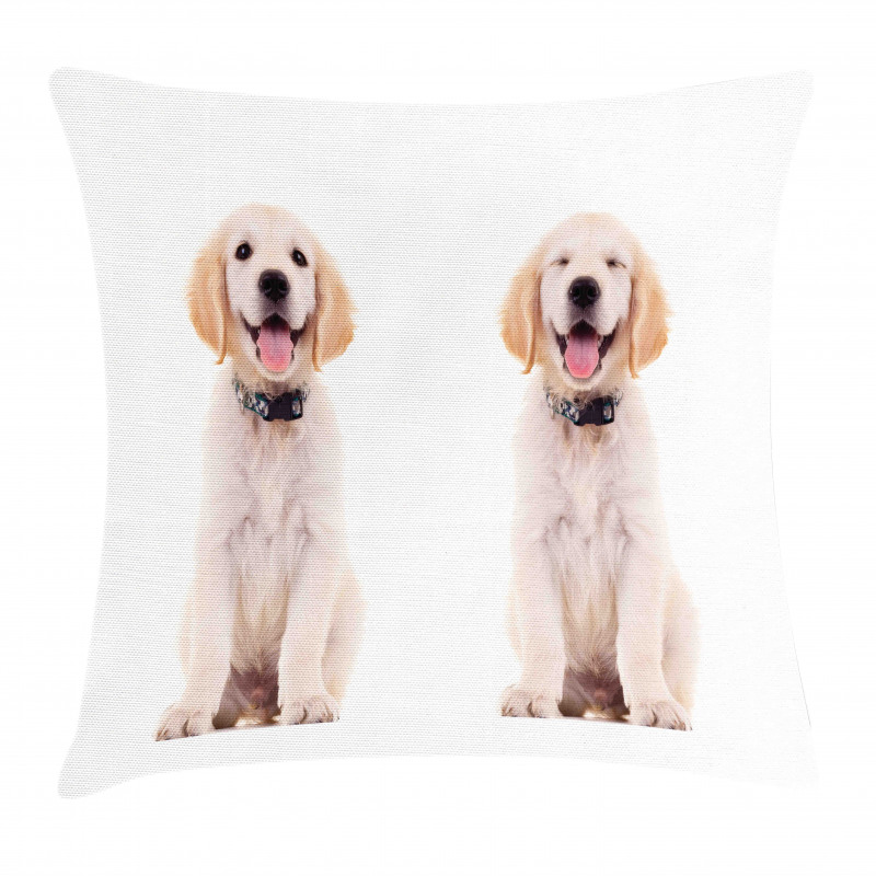 Happy Puppy Pillow Cover