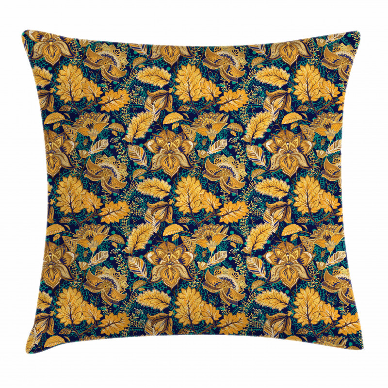Medieval Exotic Garden Pillow Cover