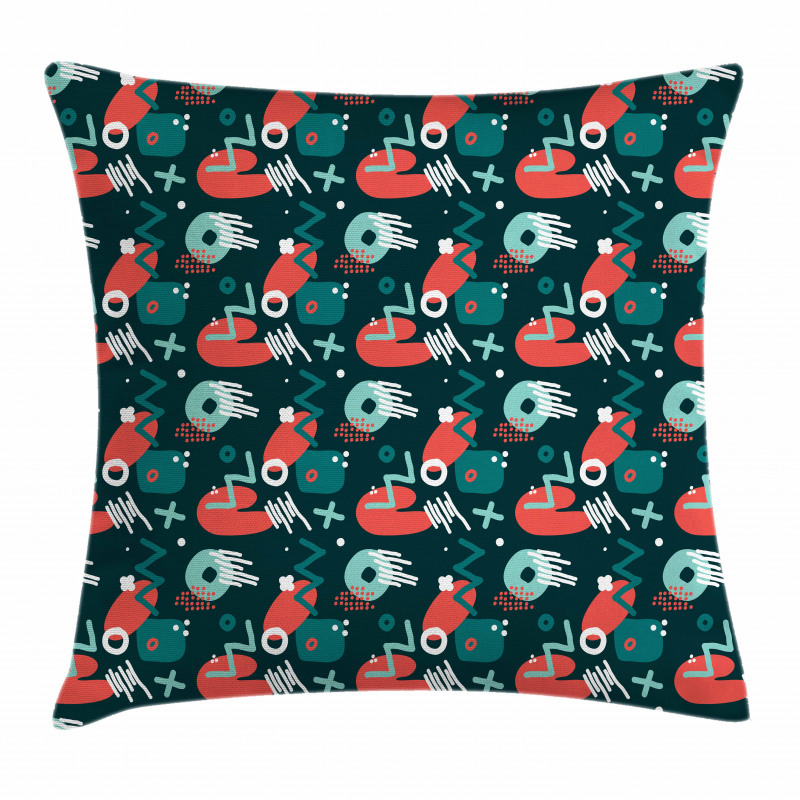 Hipster Shapes Pillow Cover