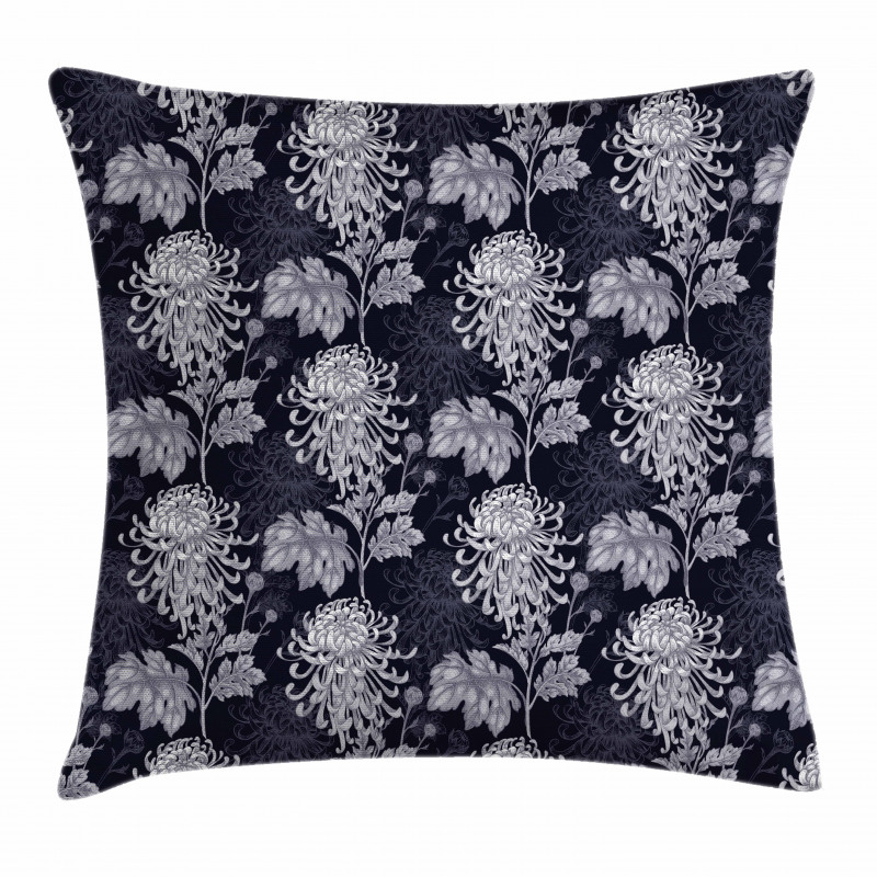 Chrysanthemum Blooming Pillow Cover