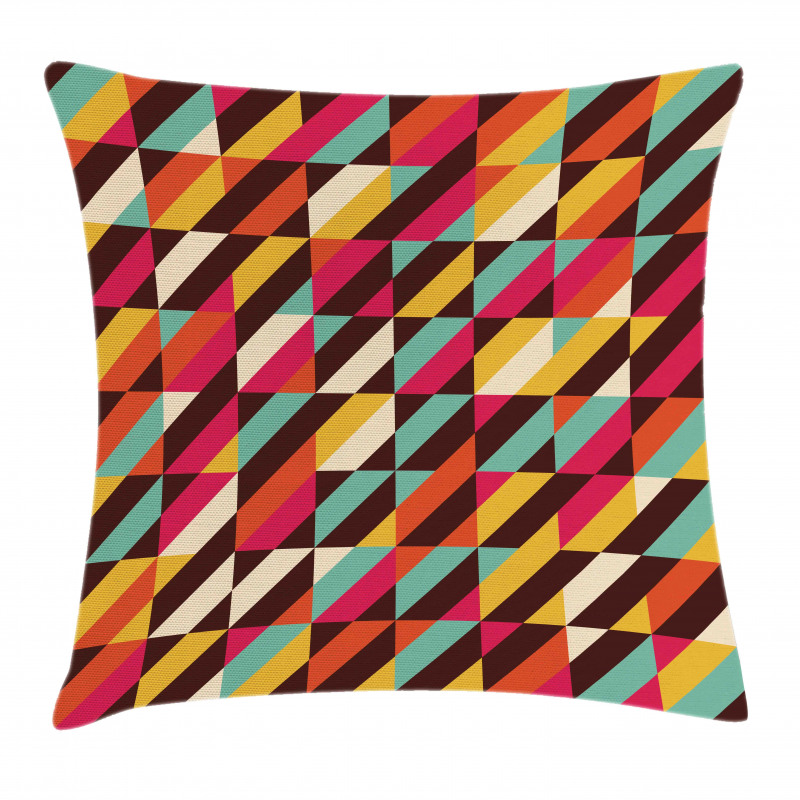 Parallel Bars Triangle Pillow Cover