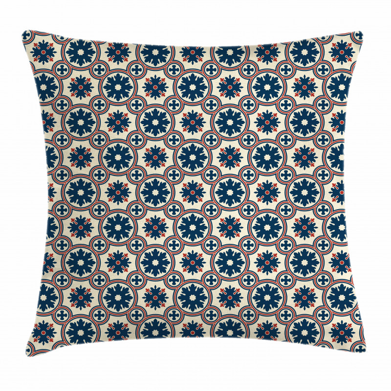 Ornate Circles Inspiration Pillow Cover