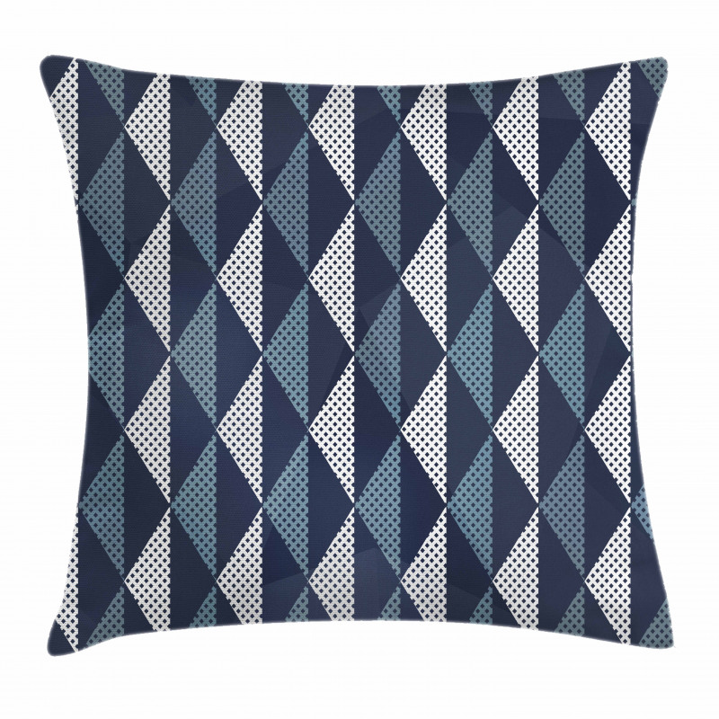 Rhombuses and Dots Pillow Cover
