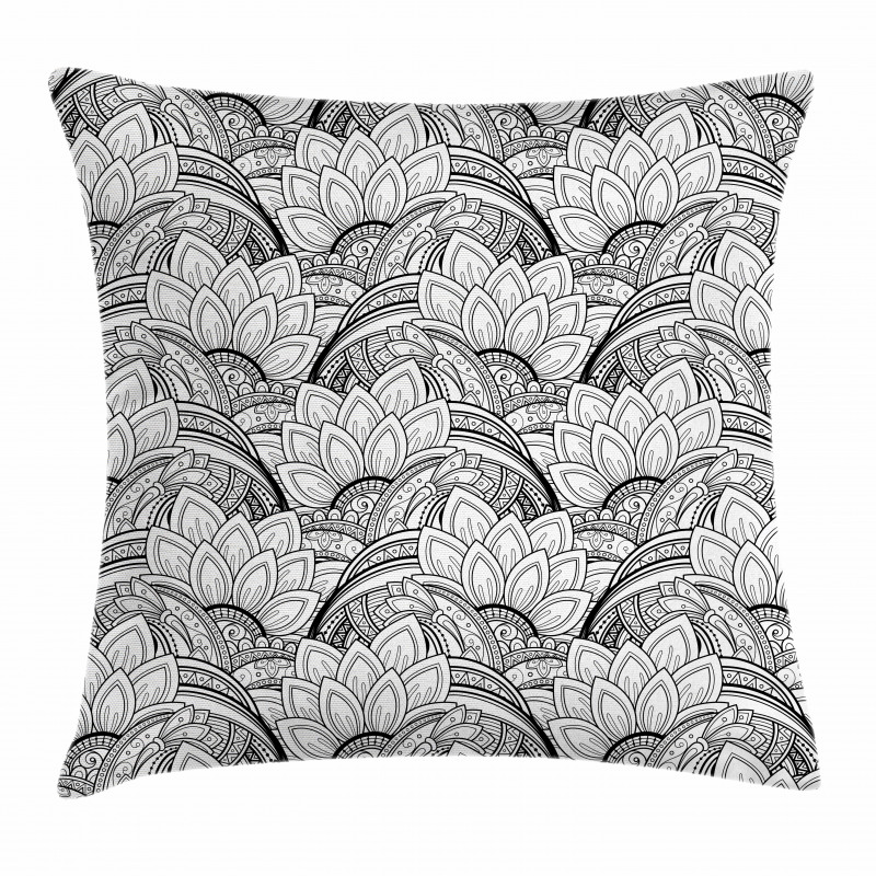 Paisley Petals Pillow Cover