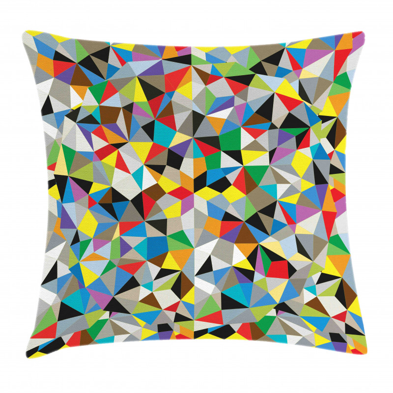 Geometric Mosaic Motif Pillow Cover