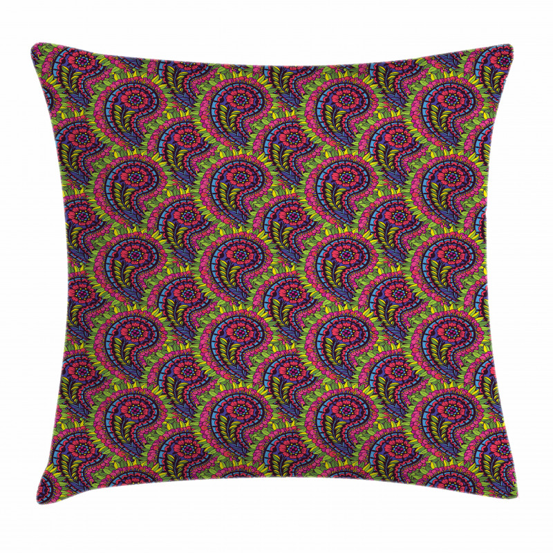 East Flowers Pillow Cover