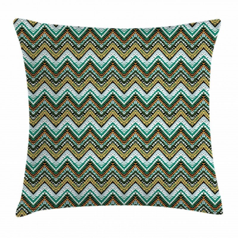 Boho Zigzag Lines Pillow Cover