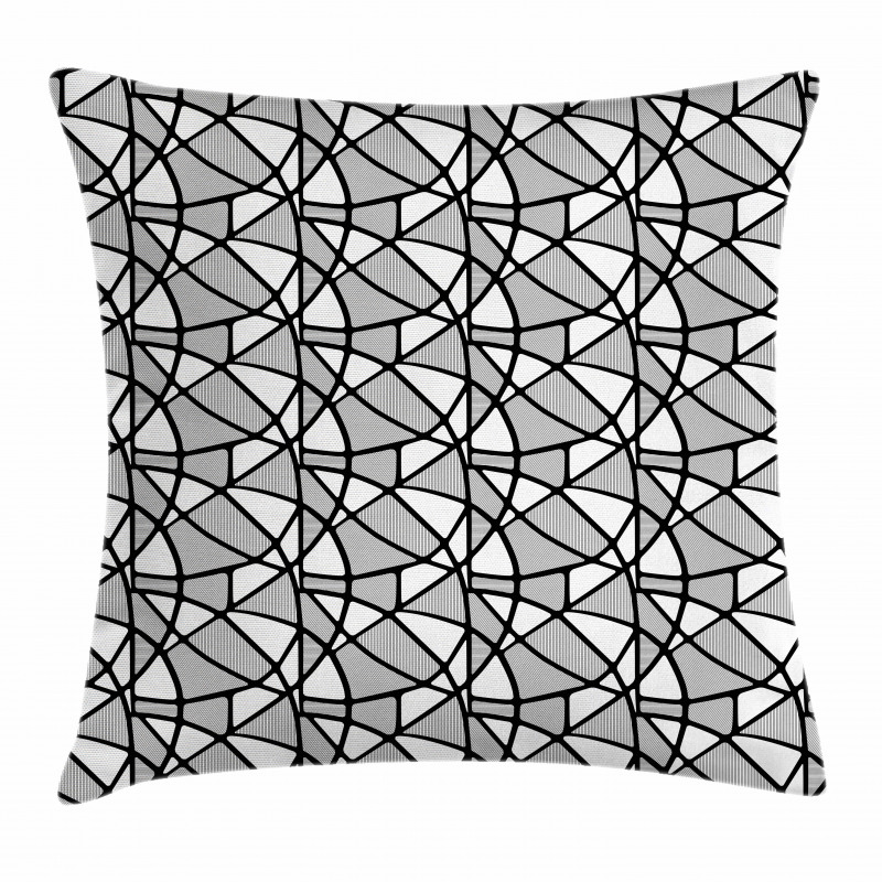 Thick Thin Lines Tile Pillow Cover
