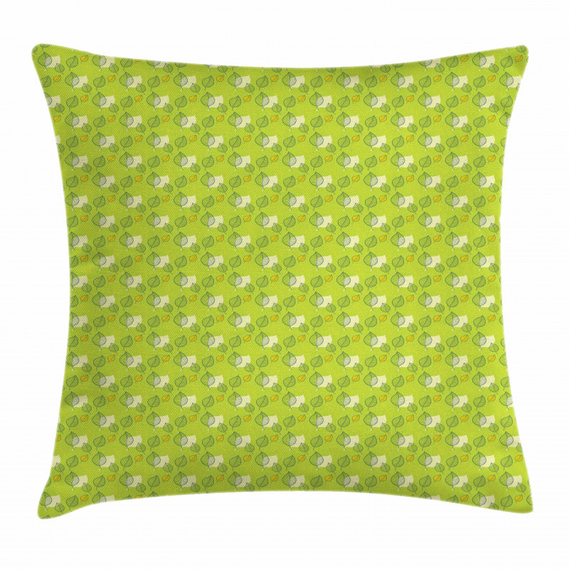 Abstract Falling Leaf Pillow Cover