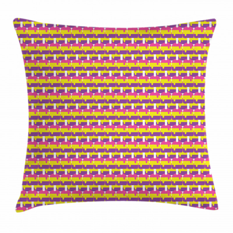 Ice Lollies on Sticks Pillow Cover