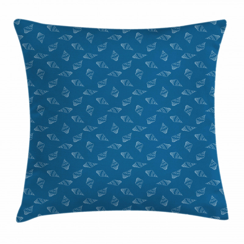 Spiral Seashells Pillow Cover