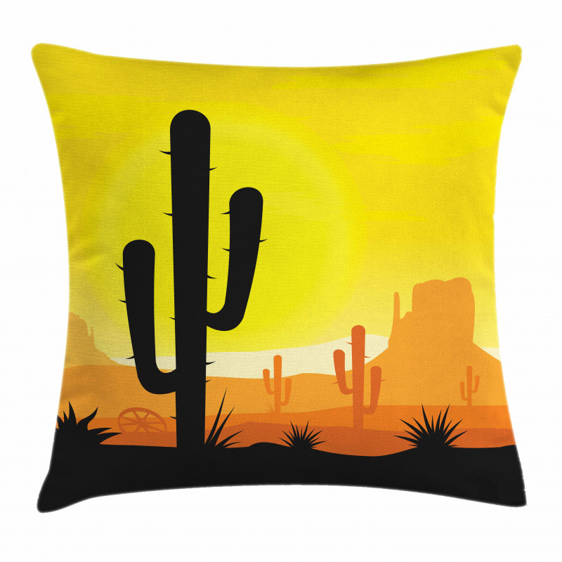 Plants in West Desert Pillow Cover
