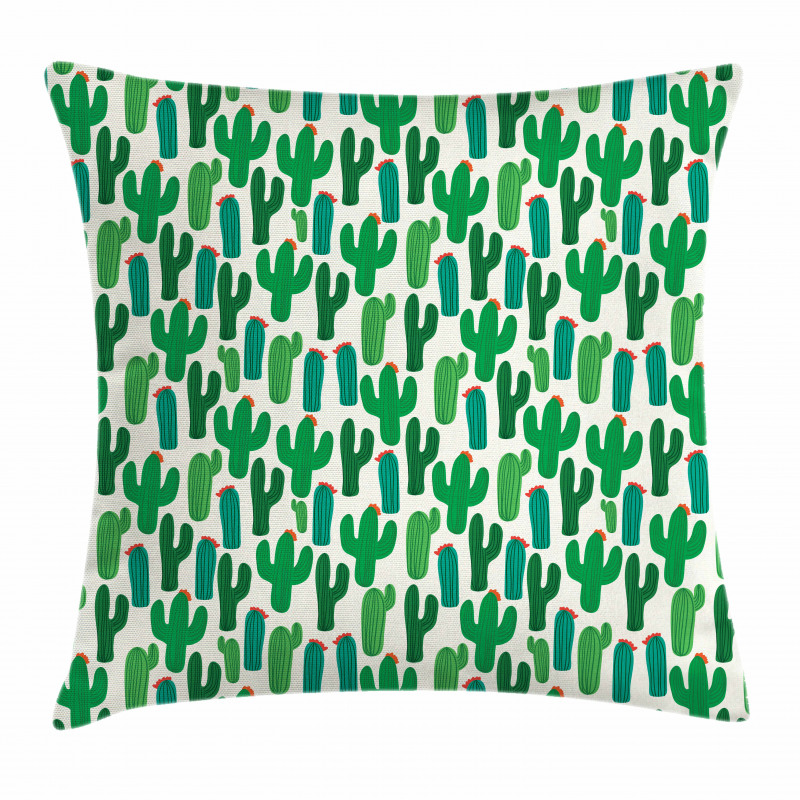 San Pedro Cactus Floral Pillow Cover