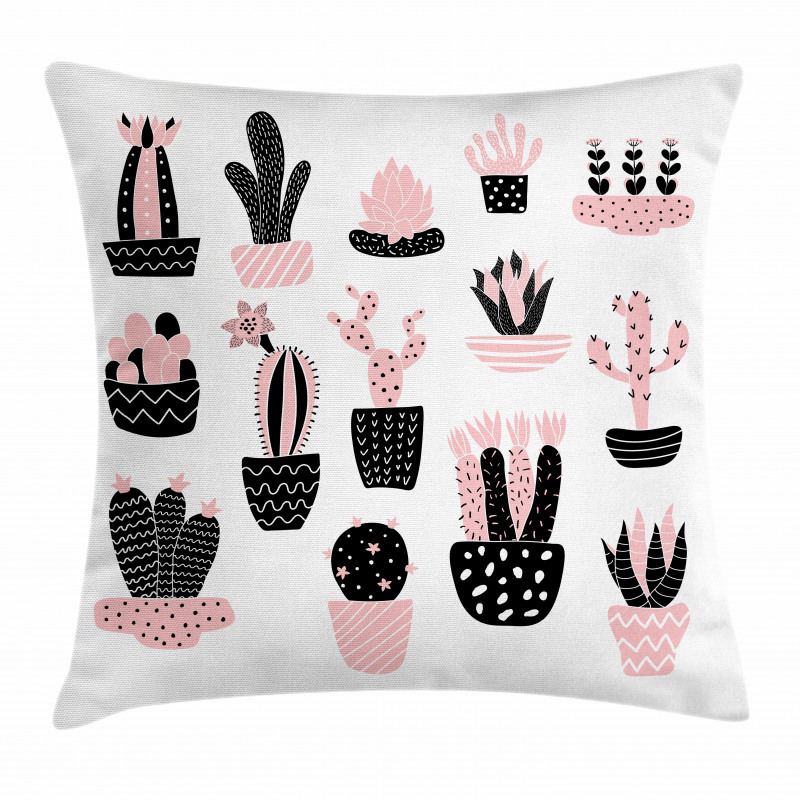 Succulent Pots Pillow Cover