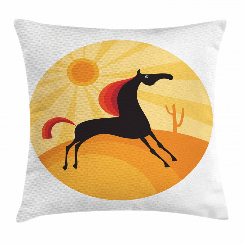 Abstract Animal Desert Pillow Cover