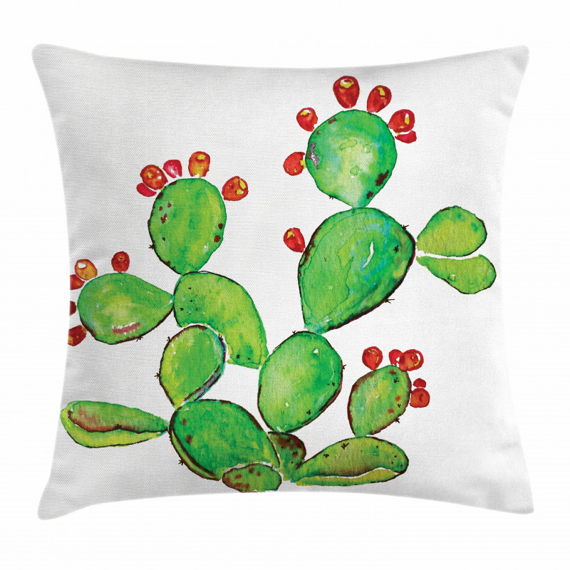Ripe Prickly Pear Fruits Pillow Cover