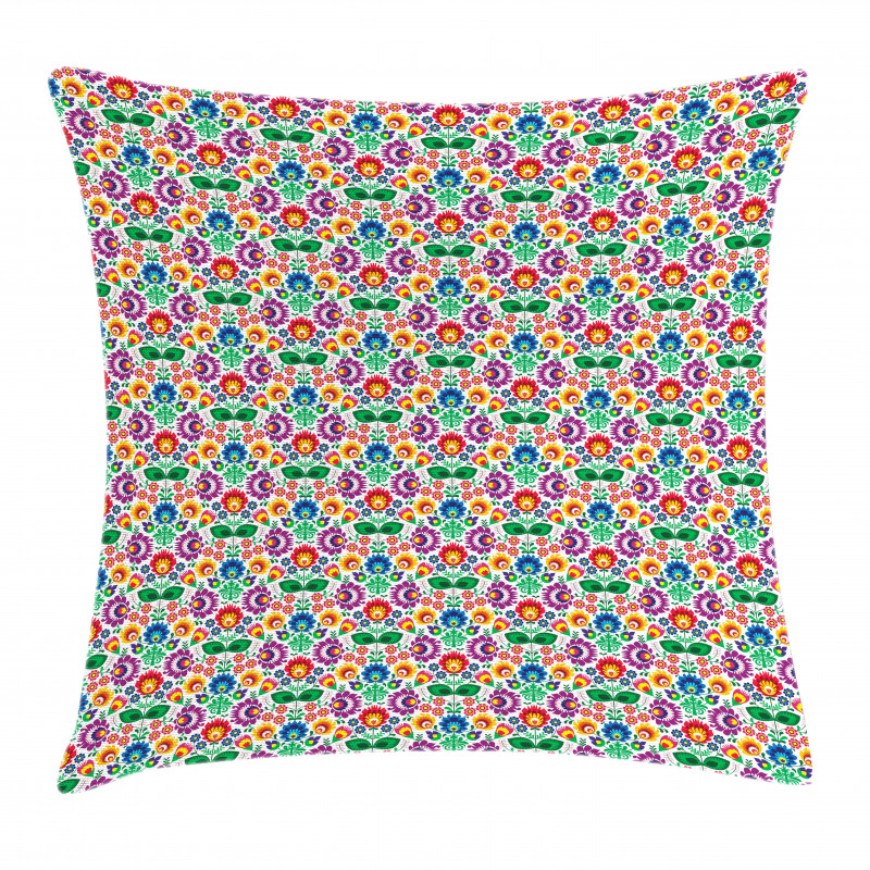 Polish Flora Pillow Cover