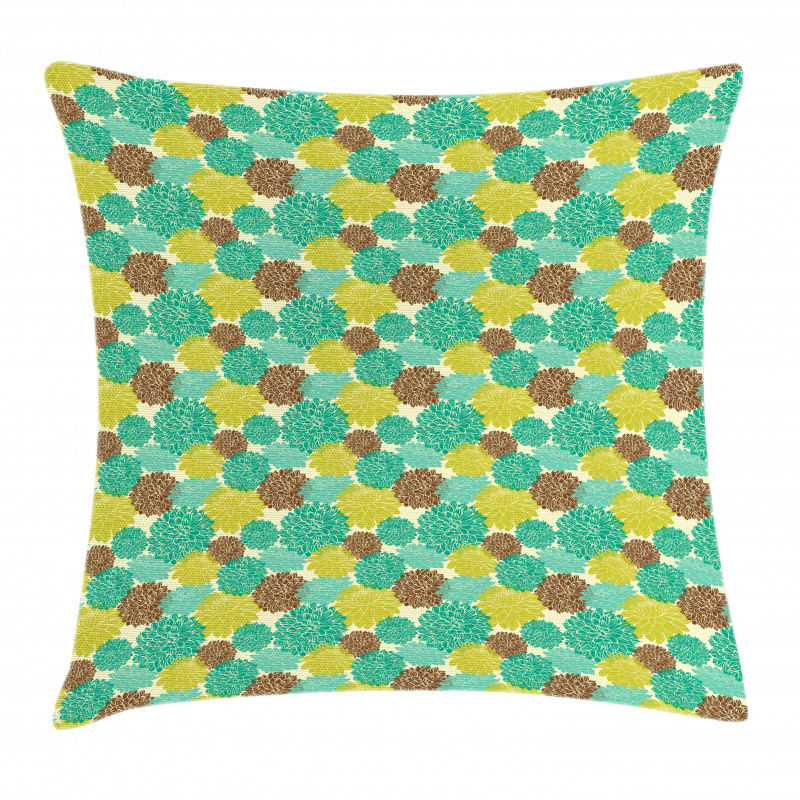 Abstract Spring Growth Pillow Cover