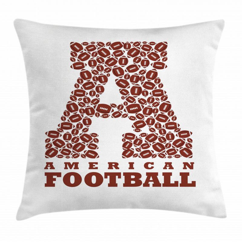 American Football Pillow Cover