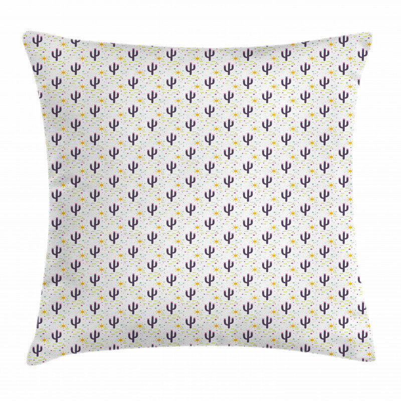 Succulent Plants and Cacti Pillow Cover