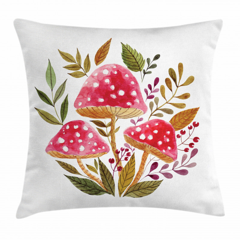 Watercolor Amantias Pillow Cover