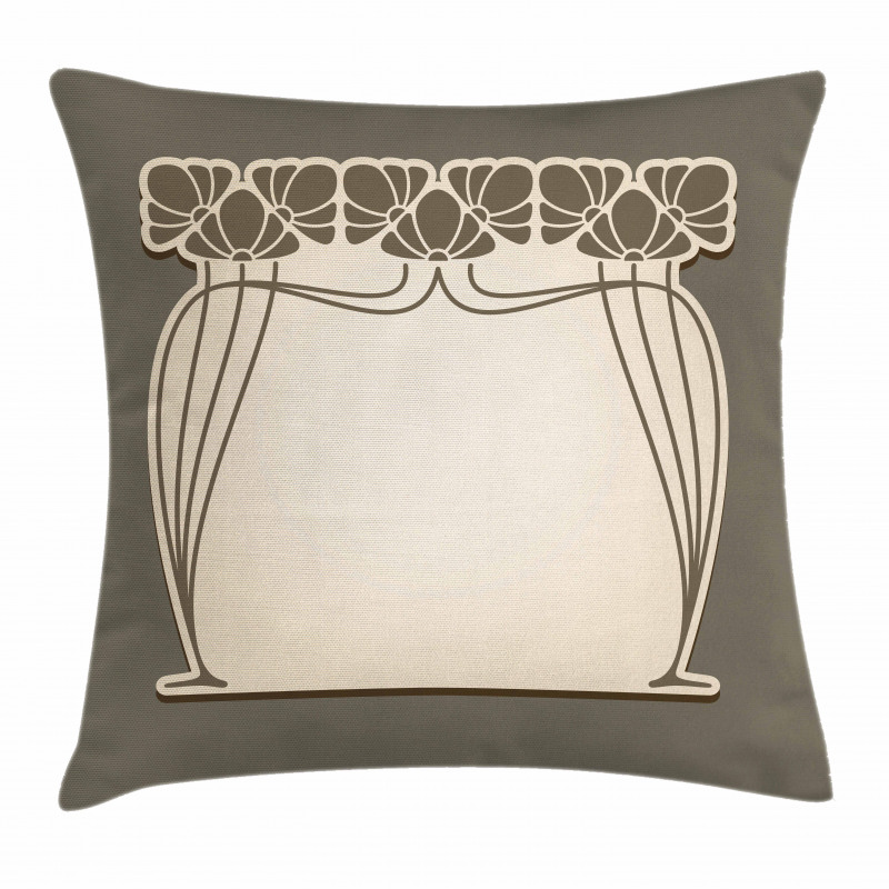 Floral Arch Shape Pillow Cover