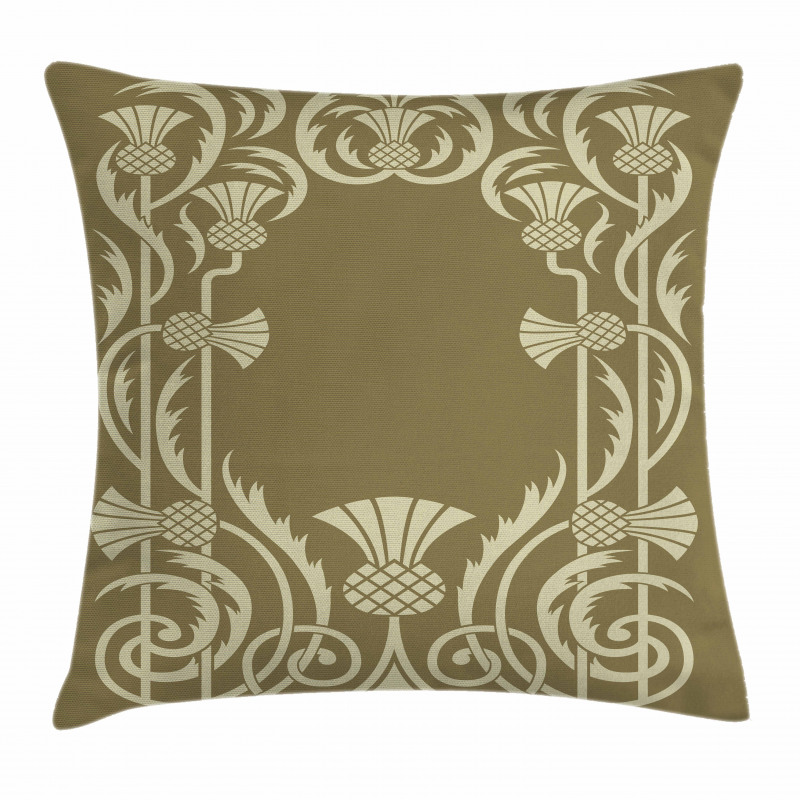 Pineapple Border Pillow Cover