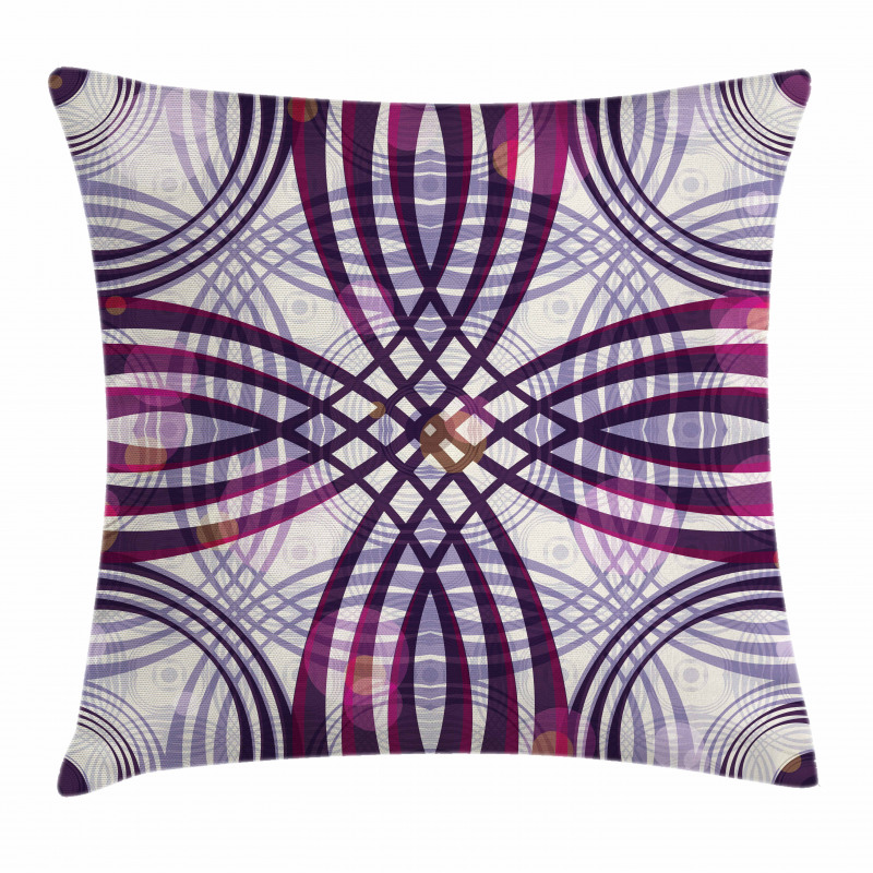 Groovy Geometric Pillow Cover