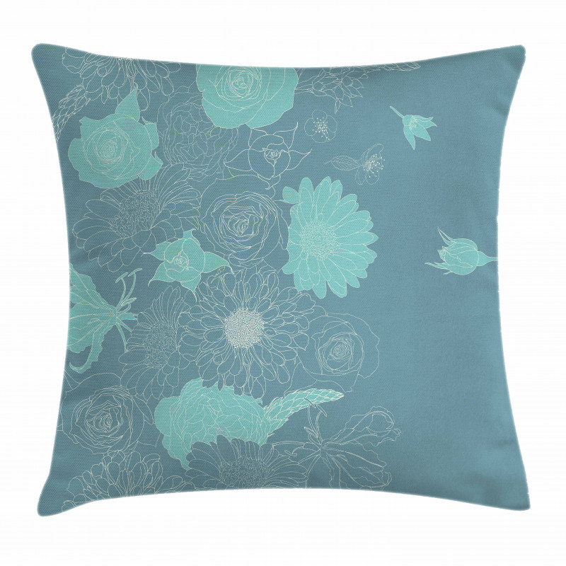 Exotic Blossoms Pillow Cover