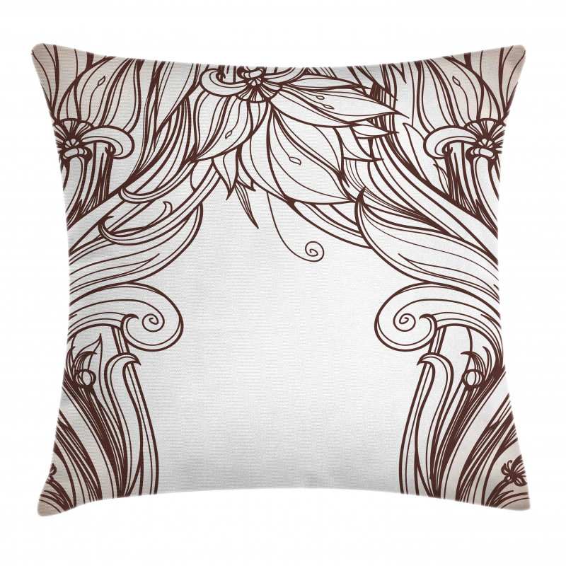 Curving Branches Pillow Cover