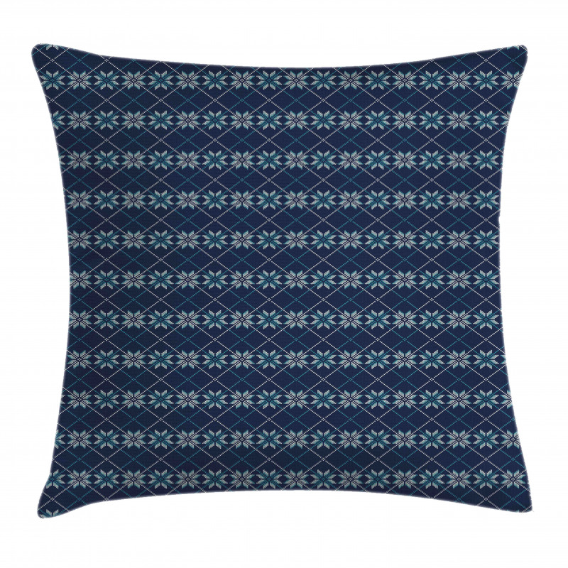 Winter Holiday Pattern Pillow Cover