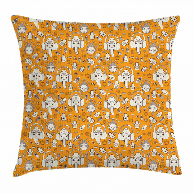 Theme Motifs Pattern Pillow Cover